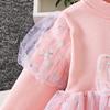 Girls' Dress Autumn Frozen Elsa Princess Dress Long Sleeve Puffy Tulle Dress