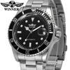WINNER Classic Green Automatic Waterproof Mechanical Watch for Men & Women