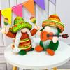Mexican Taco Tuesday, Gnomes Plush Mexican Decor For Home Party Kitchen Tiered Tray
