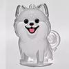 Puppy Transparent Hair Storage Box - Cute Pom-Pom Animal Dustproof Keepsake Decoration Gift