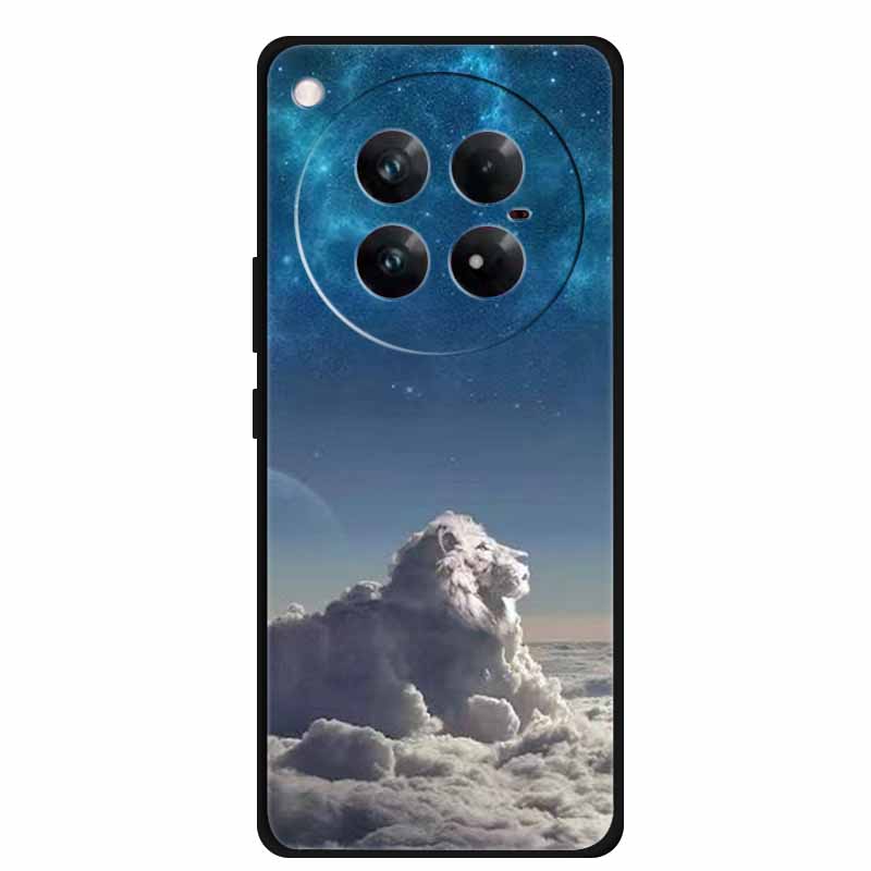 For Infinix Zero 40 5G Case Black Silicone TPU Painted Planet Cover Luxury Animal Case For Infinix Zero 40 4G Luxury FlowerFunda