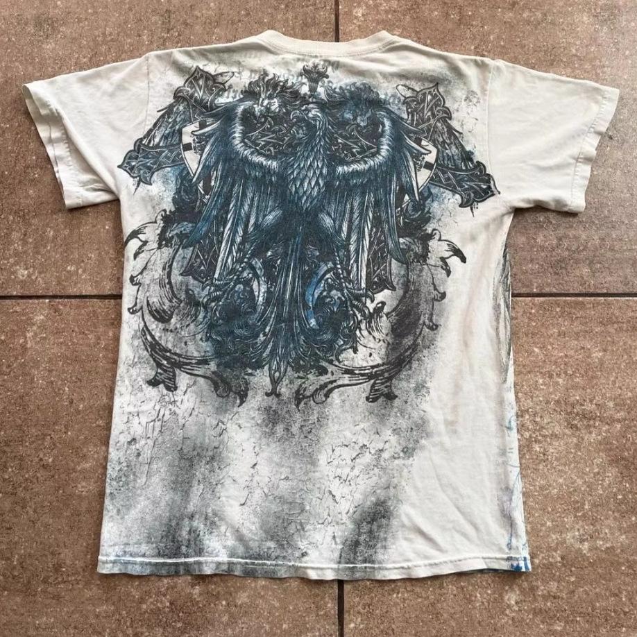 Retro Y2K Harajuku Winged Oversized T-Shirt - Unisex Gothic Hip Hop Streetwear Top