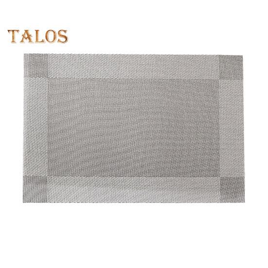 Covoraș din vinil țesut, rezistent la căldură, din PVC, antiderapant, lavabil, protejează masa de arsuri, pete, covorașe de luat masa pentru acasă, restaurant, bar