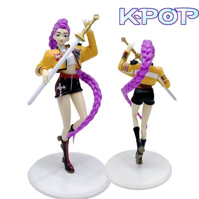 Anime Kpop Demon Hunters Figure Model Toy Cartoon Rumi Desk Decoration Collection Figures Model Toy For Kid Gift