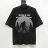 Bigfoot Believe Sasquatch Washed T Shirt Streetwear Hip Hop Cool Tshirts  Tees For Men Women 100 Cotton Harajuku Summer