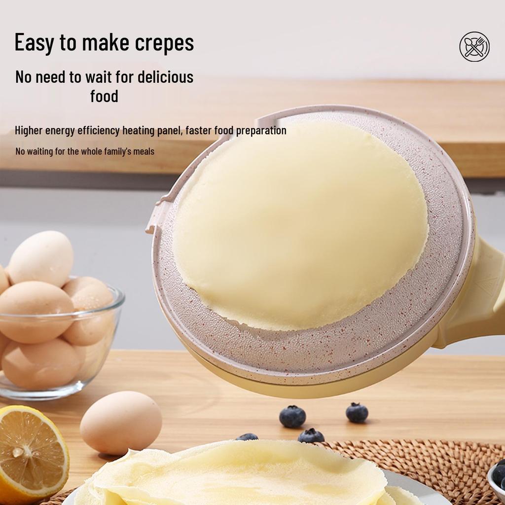 Multifunktionaler Crêpe- und Frühlingsrollen-Maker mit Grill - Elektrische Pfannkuchenplatte