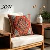 Square Pillow Case Boho Throw Covers, 18 x Inch Bohemia Bedroom Pillowslip Ethnic Style Cushion Case, Decorative Pillowcase for Sofa Couch