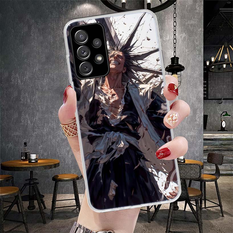 Zaraki Kenpachi Bleach Soft Phone Case For Samsung Galaxy S22 S23 S24 S25 Edge S26 Ultra S20 FE S21 Plus + Fundas Coque Galaxy S