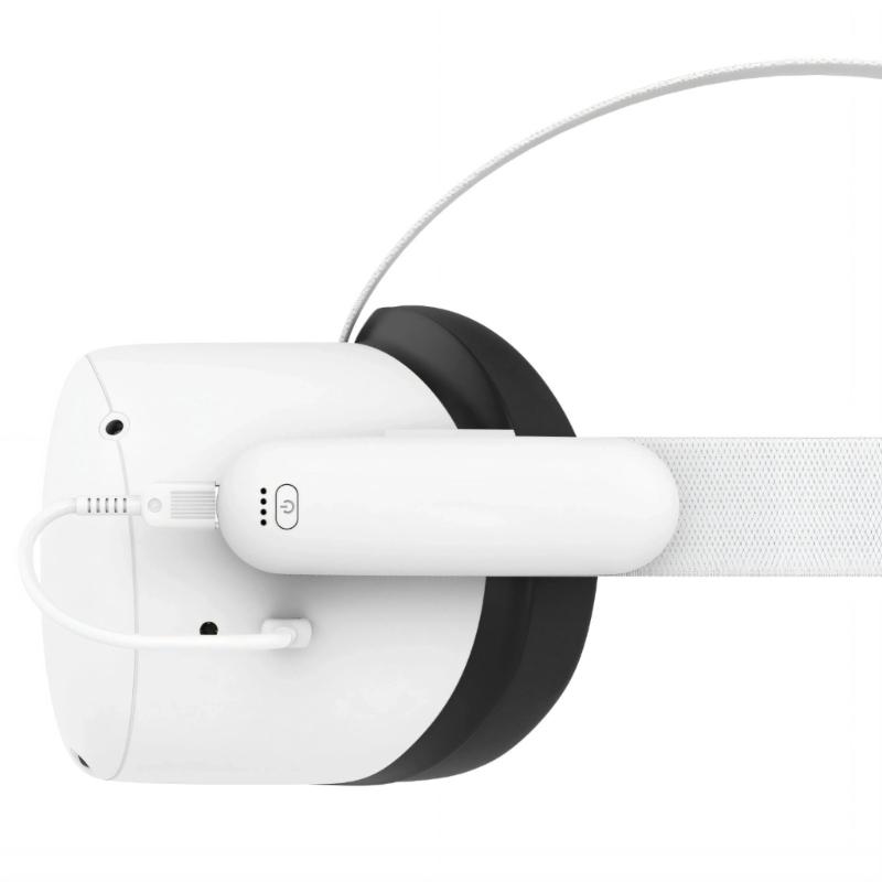Universal VR Battery Pack with Cable for VR Headsets Plugs Play Charging and 2 3 Times Longer Runtime