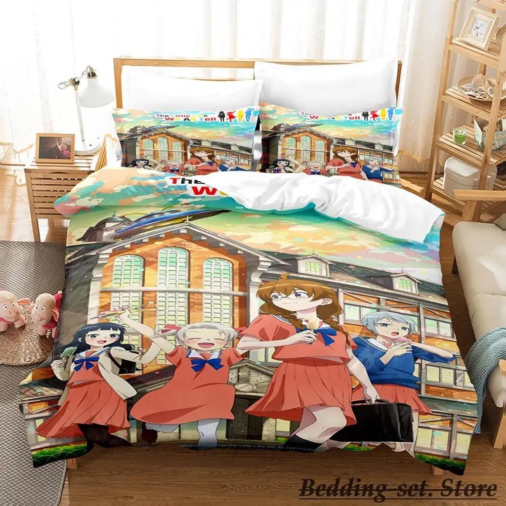 4 persone mentono ciascuna Set da letto Singolo Gemello Matrimoniale Queen King Size Set per letto Aldult Bambino Camera da letto Set Copripiumino Anime
