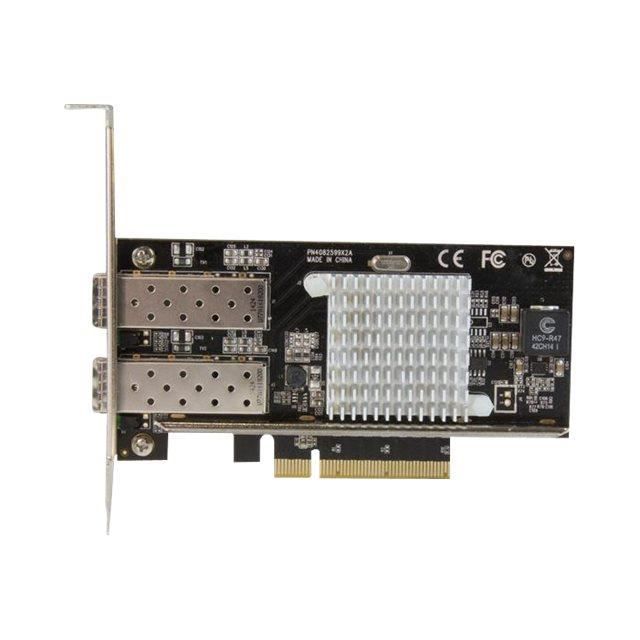 PCI Express Netzwerkkarte - STARTECH - 2 Glasfaserports - 10 Gigabit Ethernet - Offener SFP+ - Intel Chipsatz