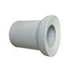 Tubo (Cacciatore, Fucile) Per Vaso WC, Bianco, Lunghezza 150 Mm
