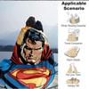 1ks Flanelová deka Superman Měkká, hřejivá a útulná na pohovku, postel, do kanceláře a na cesty Všestranný dárek pro každé roční období, Vánoční dárek