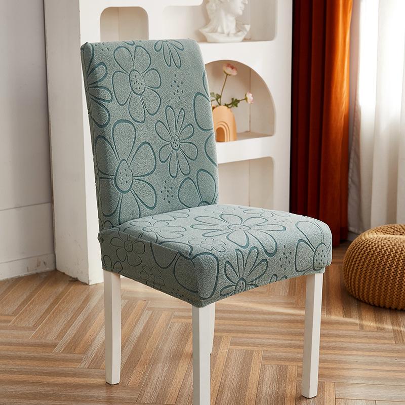 

Новый чехол для сиденья, однотонный чехол для стула с изображением цветка солнца, чехол для офисного стула Doukuai, эластичный чехол для обеденного стула 35*38 cm