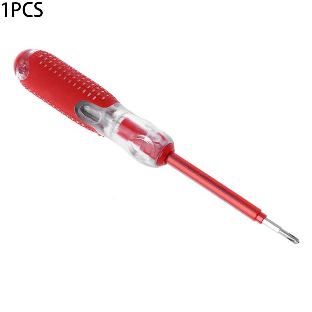 

1Pc Screwdriver 162mm 100-500V Test Pencil Multifunctional Driver Dual Cross Slotted Bit Insulation Handle Testing Hand Tool