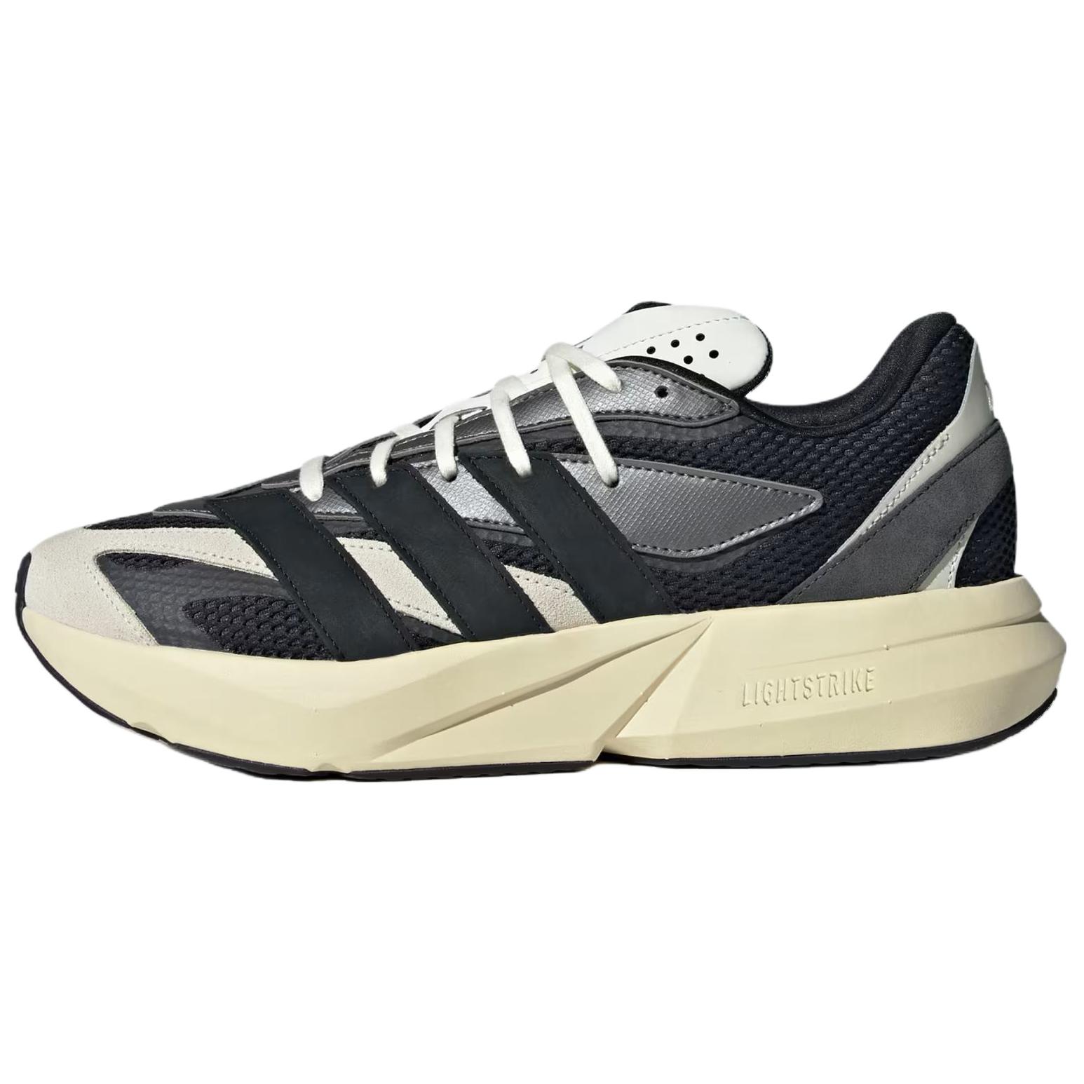 adidas Lightblaze Core Black Iron Metallic Men Sneakers JR7214 40