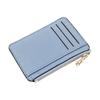 PU Leather Vertical Zipper Multi-card Holder And Coin Purse