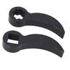 2pcs Pry Bar Wrench Adapter Heads Adjustable Sturdy Construction Half Shaft Removal Car Repairing