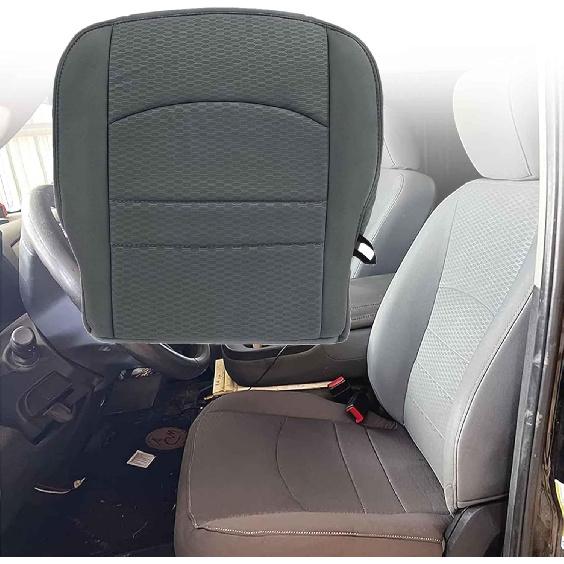 GXARTS Driver Side Bottom Replacement Cloth Seat Cover Gray #X8 Compatible with Dodge Ram 1500 2500 3500 4500 5500 SLT 2013 2014 2015 2016 2017 2018