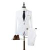 Traje de Dos Piezas de Moda para Hombre Negocios Estilo Coreano Traje Ajustado