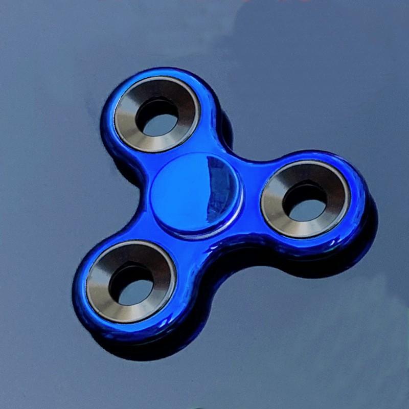 Toys Spinner Fidget Plastic Alloy Material Solid Color Rotate Decompression