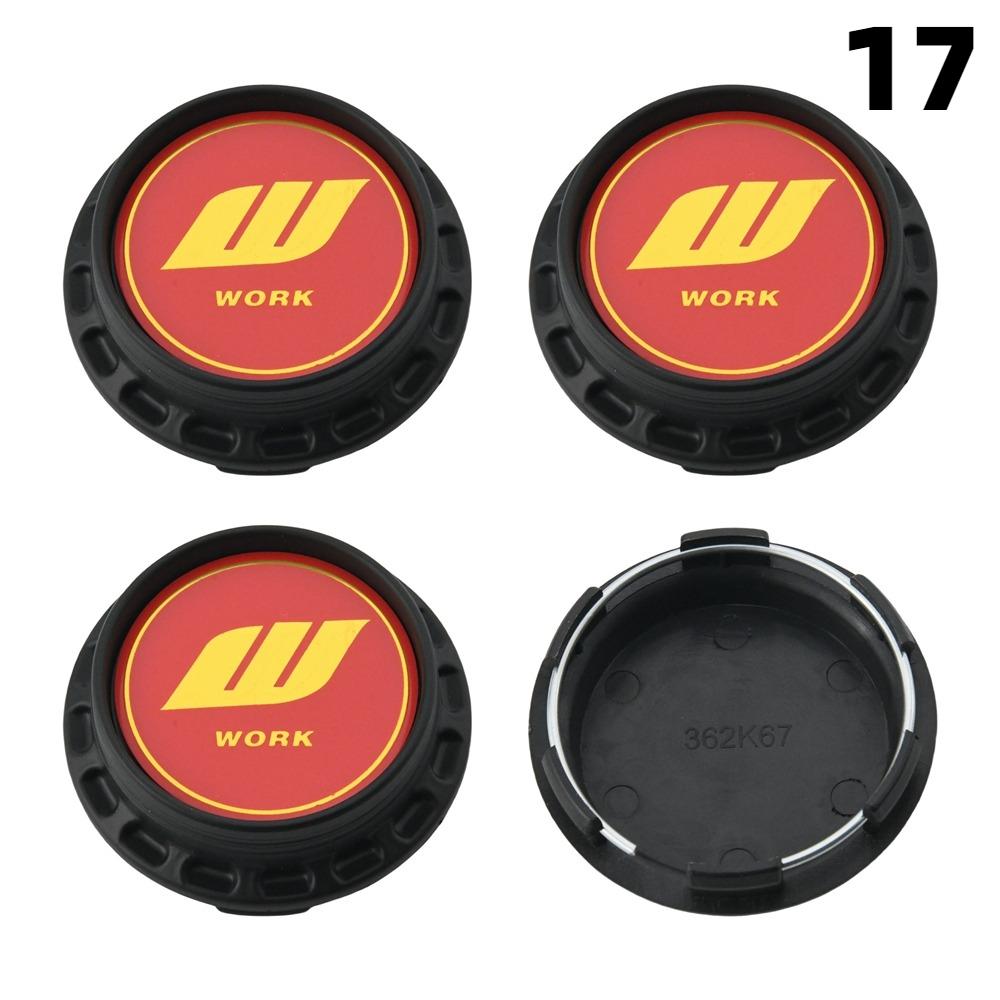 4 PZ 67MM Diametro Esterno / 62MM Diametro Interno Copricerchi SSR XXR WORK VIP LEHR MEISTER Copricoperture Centrali Ruota Coprimozzi Accessori Ruote Auto Sportive