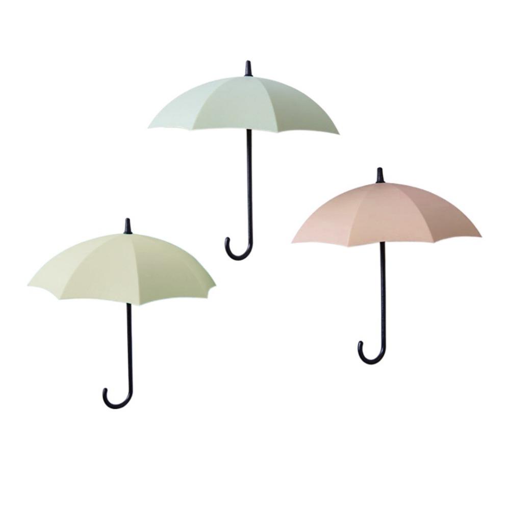 

Вешалка Кухонный органайзер Ванная Кухня Ключ Полка для хранения Домашний Декоративный Настенный крючок Крючок для зонта Pink Blue Green