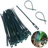 50Pcs Adjustable Plastic Plant Cable Ties Reusable Self-locking Ties Garden Plant Vine Supports Cable Ties Stem Clip Fastener
