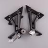 1 Pair Universal Motorcycle Rear Left Right Refit Foot Peg Rest Pedal Pad Bracket Shift Lever Black Accessories