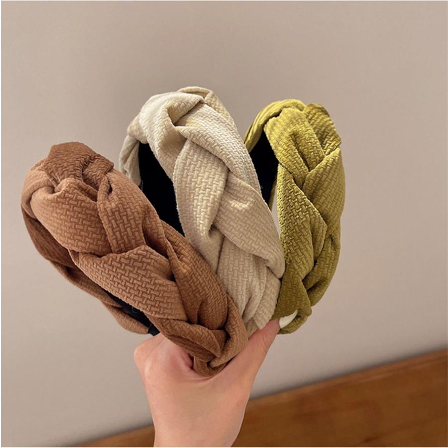 Neues Stirnband mit geflochtenem Schwamm für die Gesichtswäsche mit hohem Ansatz, Temperament-Haarspange für Damen, hochwertiges Haaraccessoire