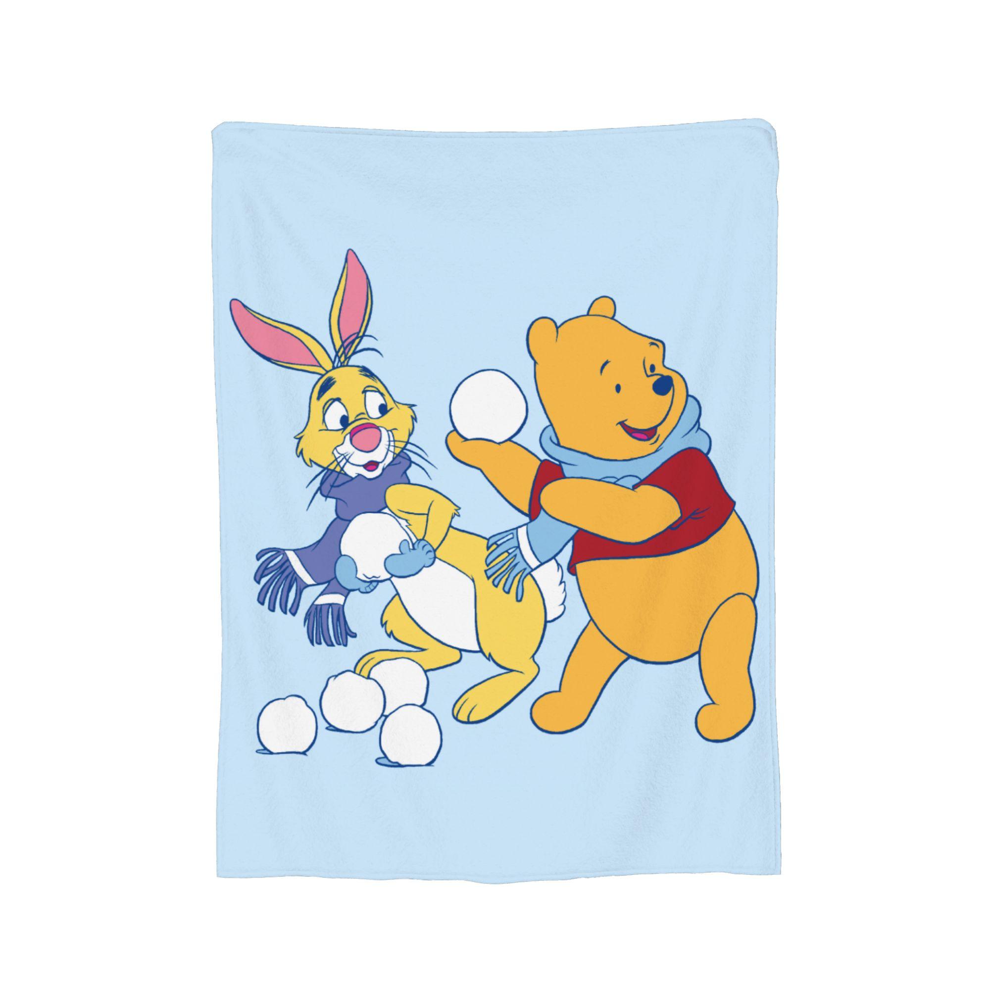 

Winnie the Pooh Bear and Eeyore Blanket Coral Fleece Plush Multifunction Super Soft Throw Blanket for Bed Plush Thin Quilt 75x90cm