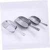 IWOWHERO Aluminum Alloy Ice Shovel, Stainless Steel, Refrigerator Ice Shovel, Multi-Function Shovel, Kitchen Scoop, Food Shovel, Ice Maker Scoop, Comm
