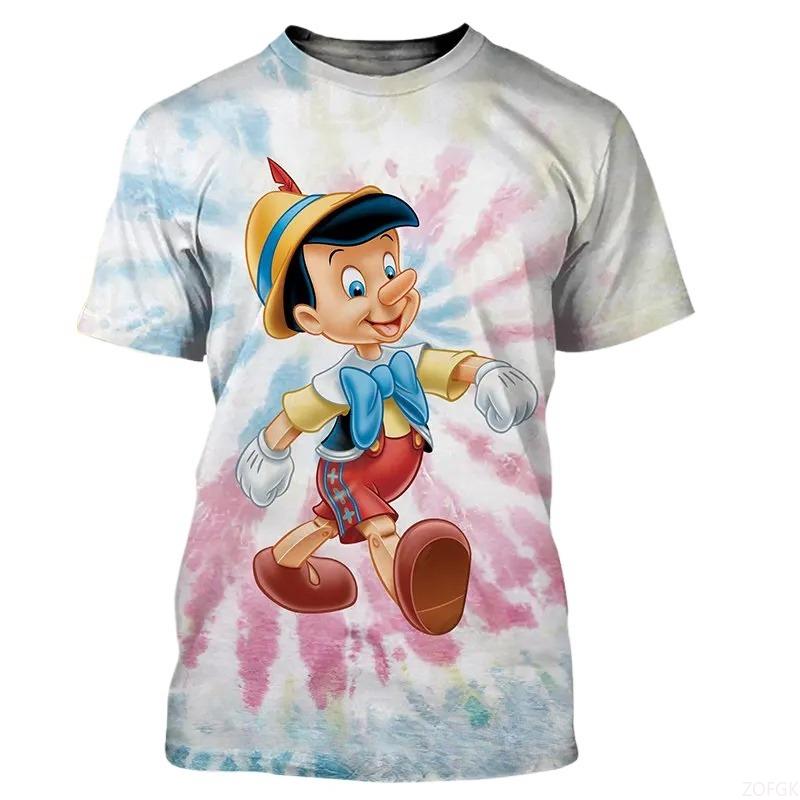 Pinocchio Animation 3D Printed Men's and Women's Fashion T-Shirts Men's and Women's T-Shirt Tops