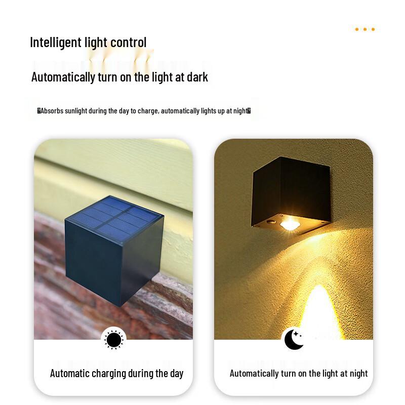 Nufeng Solar Lens Wall Lamp Night Light