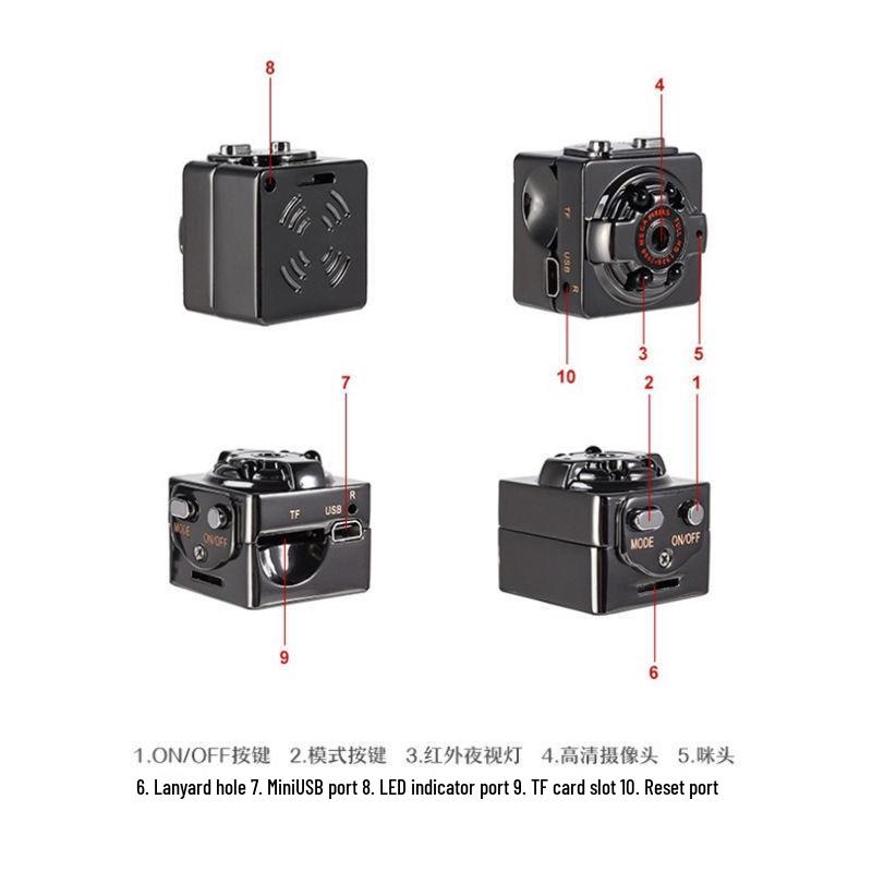 Portable Wearable Chest Camera for Students - Beginner-Friendly School Gadget