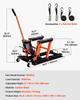 VEVOR Motorcycle Hydraulic Pump Jack 680.4 Kg ATV Dirt Bike Stand