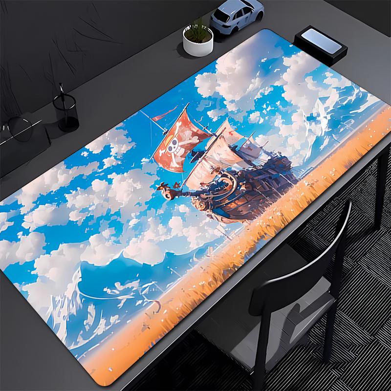 Hot Anime Mouse Pad One Piece Luffy Gamer Gaming Accessories Varmilo Keyboard Pad Pc Computer Rubber Desk Mat Carpet Mousepad