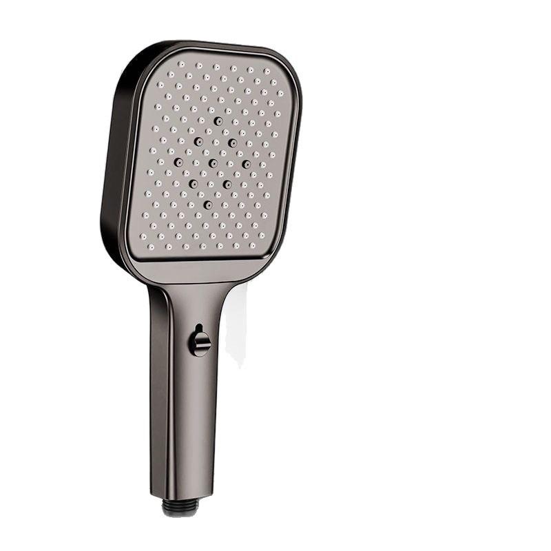 Square High-Pressure Shower Head Enhanced Bathroom Faucet Shower Head High Flow Rate Bath Shower Rain Shower Head ABS Plastic
