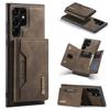 Detachable Leather Magnetic Card Pocket Phone Case for  S22 S23 S24 Plus Ultra, Luxury Wallet Case for Samsung S22 Ultra