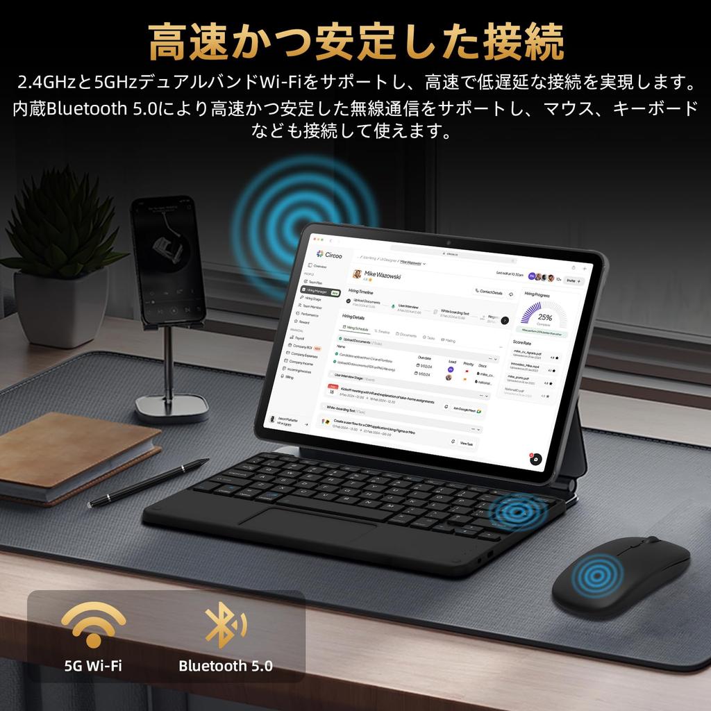 16 Android S60 Android 16 Widevine L1 2K FHD Groß 24GB RAM 128GB Gesicht Kabellos Film Geteilt bei 415g [Android Tablet, 10-Zoll] 10,4-Zoll Wi-Fi Modell,