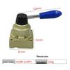 KOPO Pneumatic Manual Hand Rotary Valve