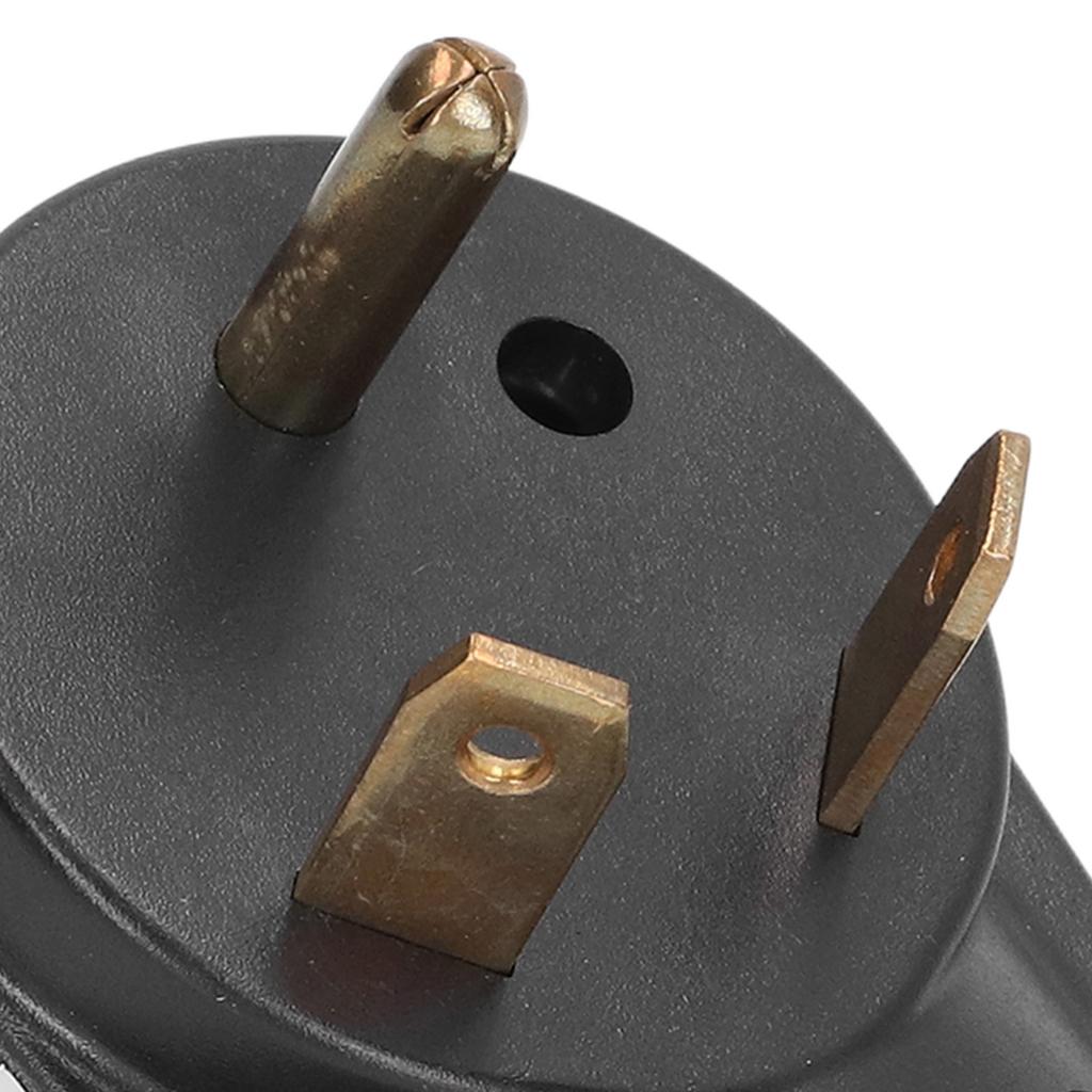 30A RV Plug Male Replacement Heavy Duty 125V 3 Prong Electrical Power Connector Extension Cord End for   Motorhome Van Trailer