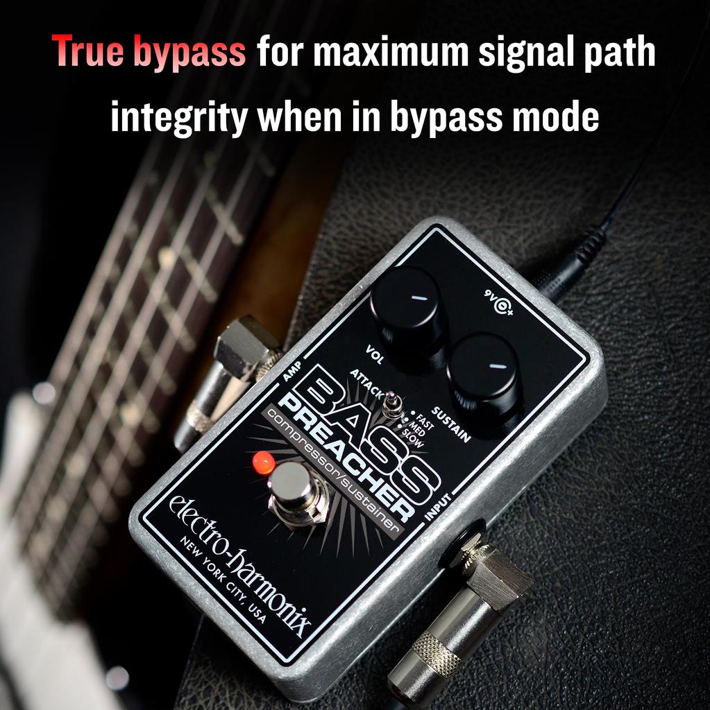 Bass Preacher Kompressor Effekte Electro-Harmonix (Basspedal)