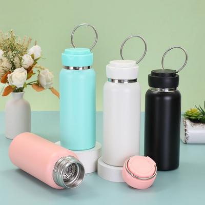 Large Capacity Thermal Water Bottle 600ML Vacuum Flask Simple Sport Thermos Cup  Travel