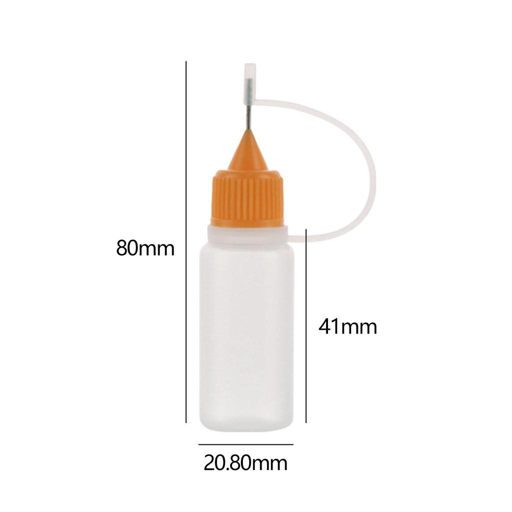 10Pcs Precision Tip Glue Bottles Glue Squeeze Bottle for Glue Applications