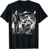 Sasquatch Cat Ufo Selfie Bigfoot Kitten Meme Women Girls Kid T-Shirt