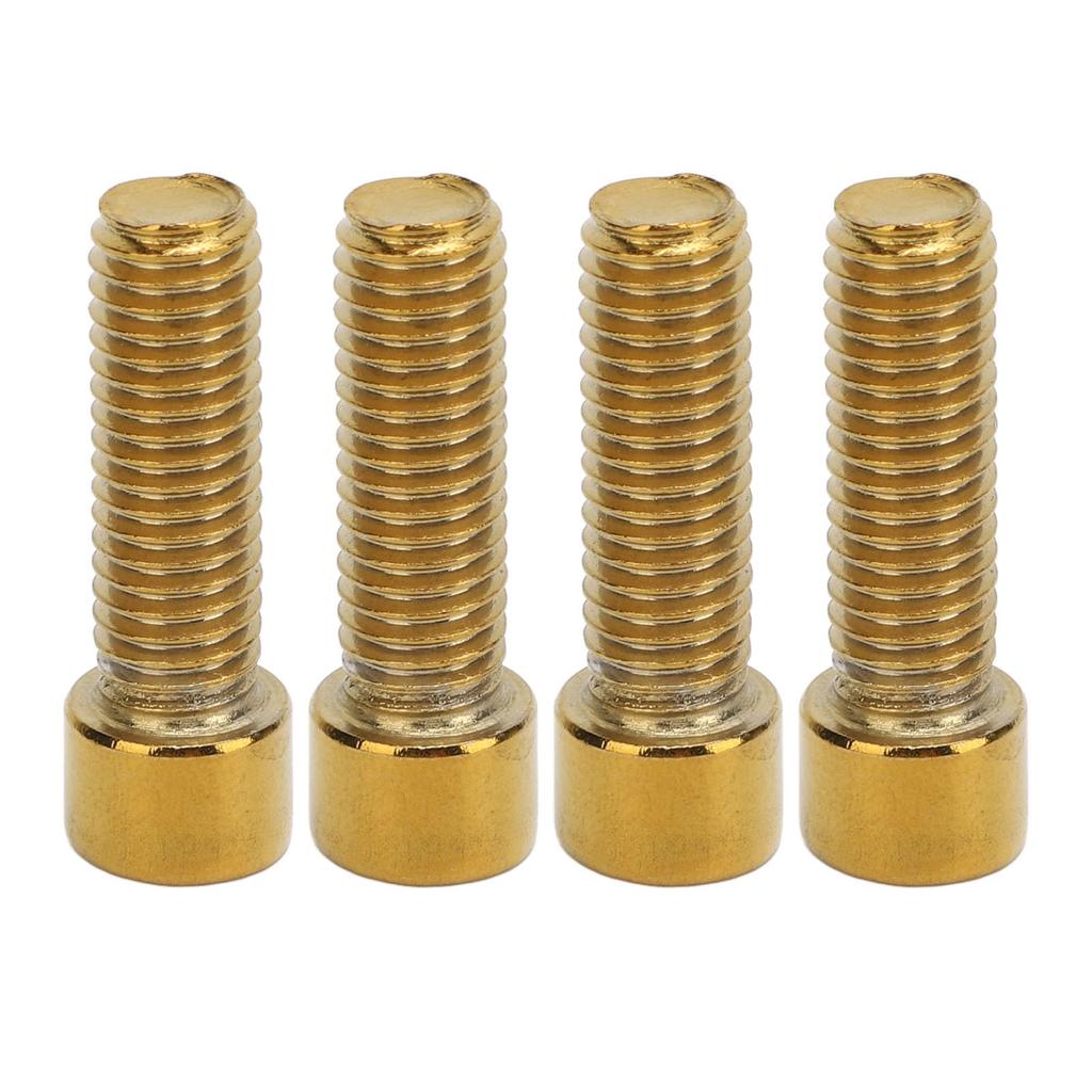 Bike Stem Bolts Road Bike Stems 4 Pack M8 X 32mm Handlebar Fastening Screws