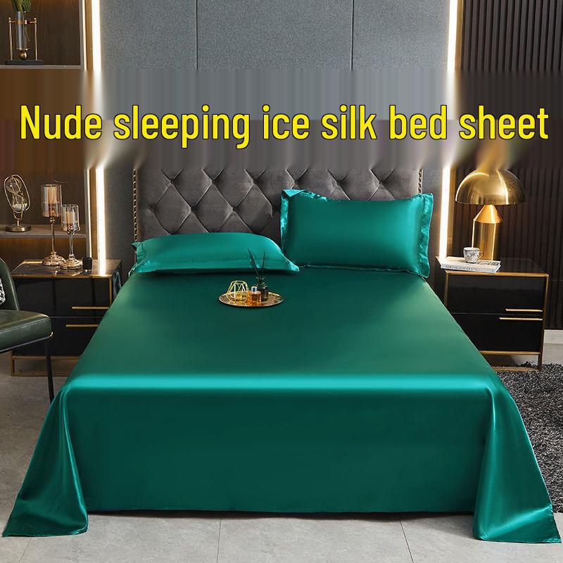 Sommer Kühl Eis Seide Bettlaken - Wasser gewaschen, Einzel-/Doppel