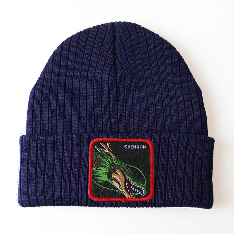 New large cartoon knit hat, winter hat, anime Dragon Ball Shenron new character series knitted hat Adjustable