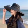Big Edge Outdoor Hat Fan Sun Hat Summer Men's Travel Breathable bucket hat Sun protection Beach hat Fishing hat